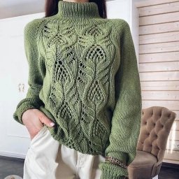 ​Шикарный узор для передней части свитера