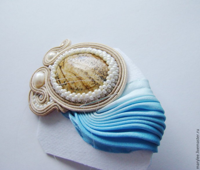 Создаем сутажную брошь "Карибы": часть 2