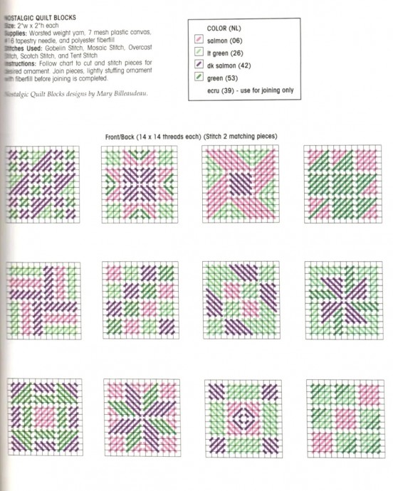 Узоры для пластиковой канвы