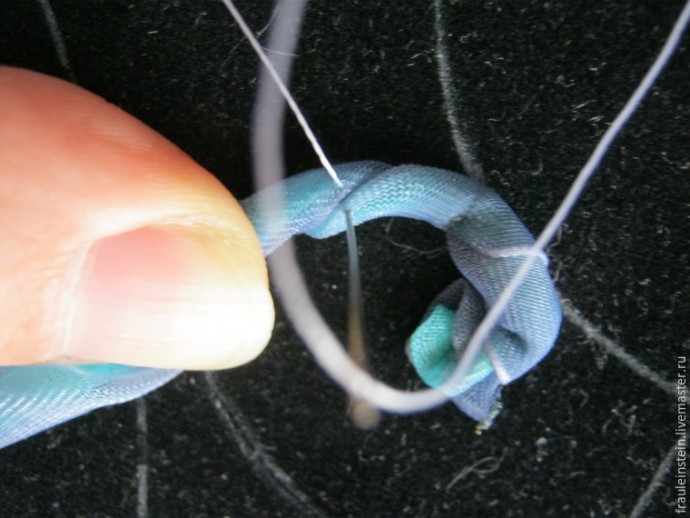 Вышиваем колье "Розовое утро": часть 1