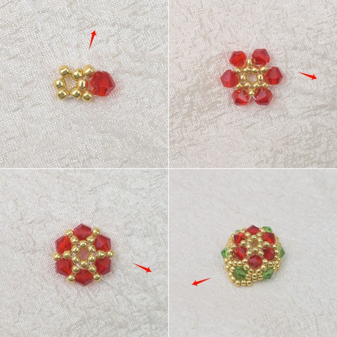 Колокольчик из бисера и бусин