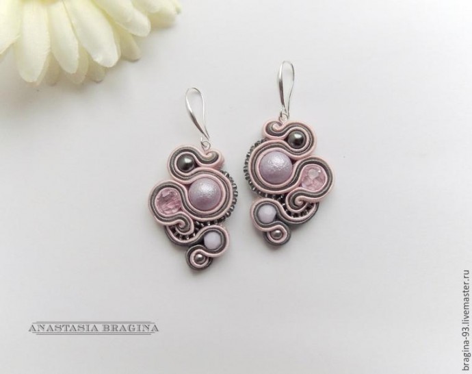 Красивые сутажные серьги: часть 2