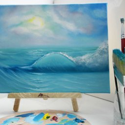 Пишем морской пейзаж масляными красками: часть 2