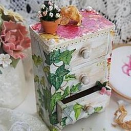 Декорируем мини-комодик: часть 1