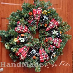 Рождественский венок своими руками