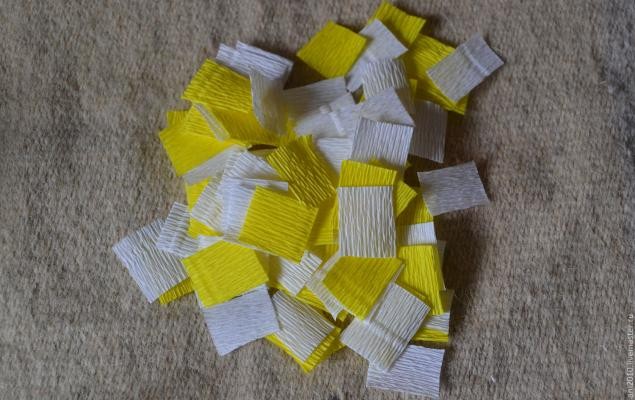 ​Топиарий из гофрированной бумаги