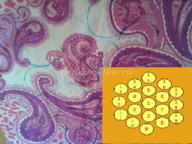 Брошь в технике "Комоно": часть 1