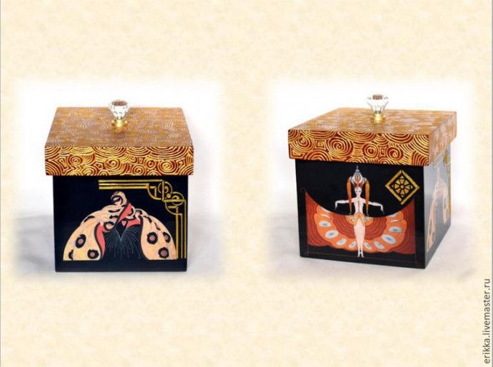 ​Декорируем коробку для мелочей: часть 2