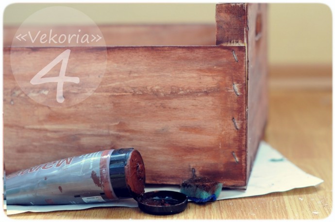 Интересный декор обычного ящика