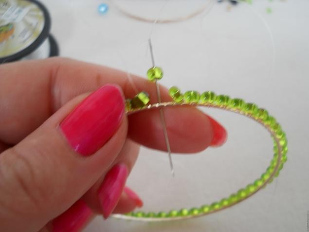 Ажурный браслет "Бабочки": часть 1