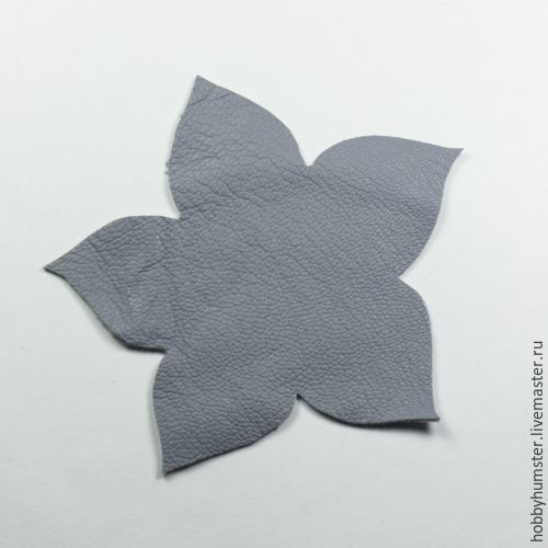 ​Создаем цветок из кожи в шарике: часть 3