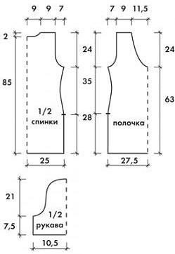​Ажурные кардиганы