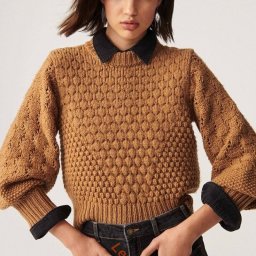 ​Идеальный джемпер с оригинальным сочетанием узоров