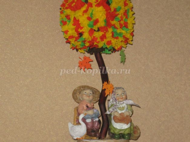 Топиарий из гофрированной бумаги: часть 2