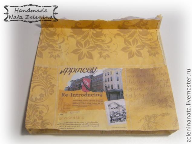 Креативная упаковка или "Как я шила бумажный пакет": часть 2