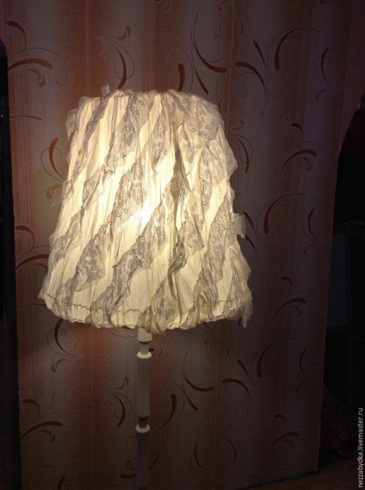 Мастерим торшер в стиле шебби шик: часть 1