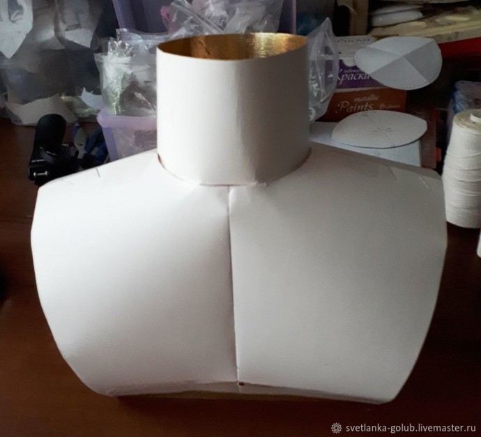 ​Как сделать манекен-бюст для украшений: часть 2