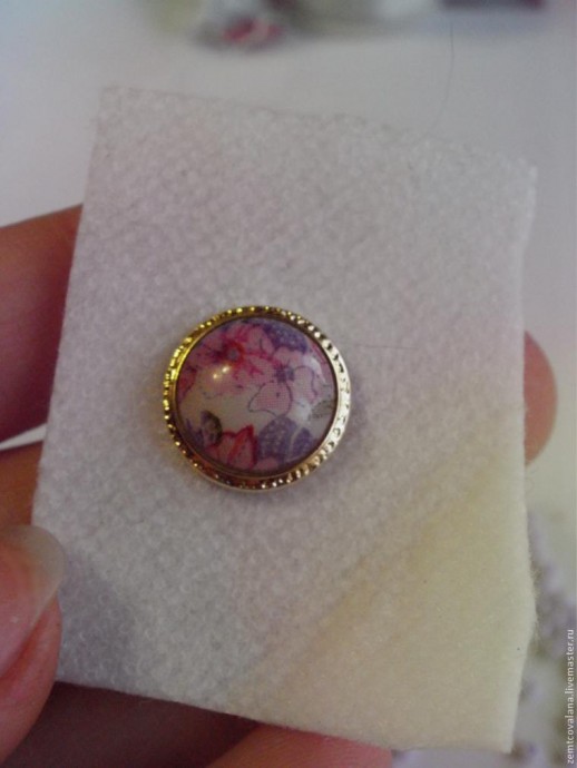 Серьги "Рассвет в Париже"