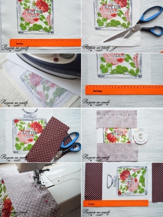 Шьем сумку для покупок с вышивкой