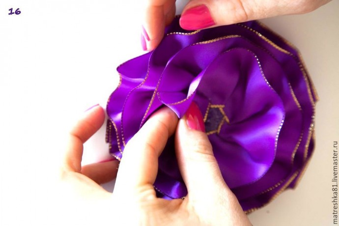 ​Создаем нарядный ободок для волос: часть 2