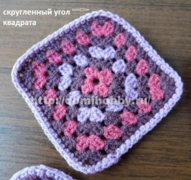 Вязание следков из квадратов