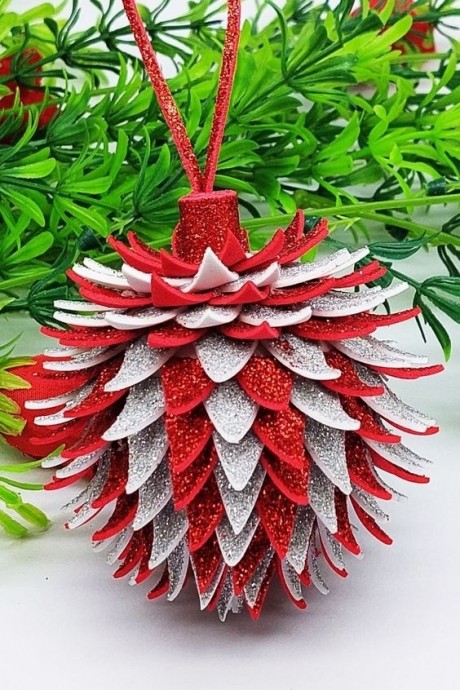 Блестящий декор из фоамирана