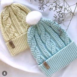 ​Шапка с четким узором