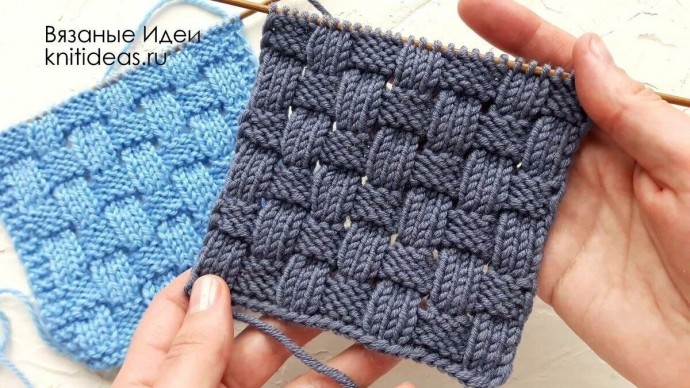 Схема плетёного узора для свитера