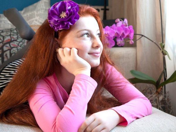 ​Создаем нарядный ободок для волос: часть 3