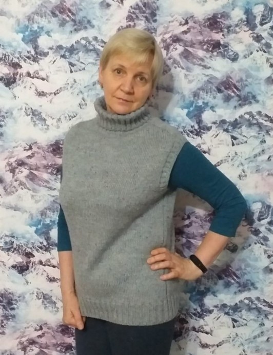 Безрукавка на спицах Безрукавка на спицах