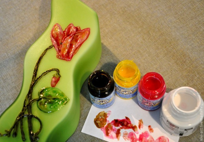 ​Декорирование вазы в стиле модерн: часть 3