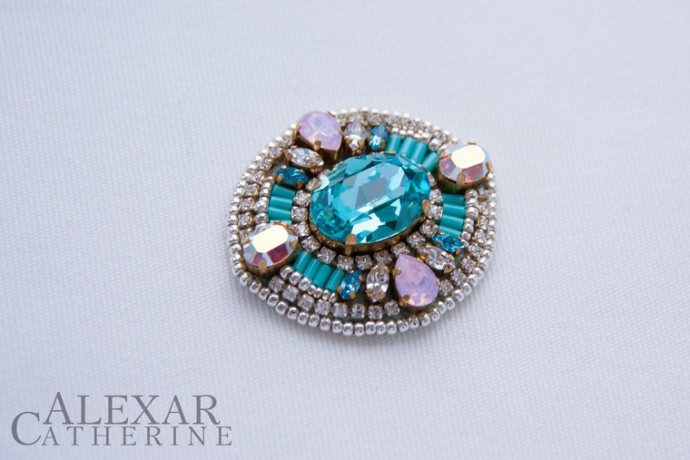 ​Колье "Бегущая по волнам": часть 1