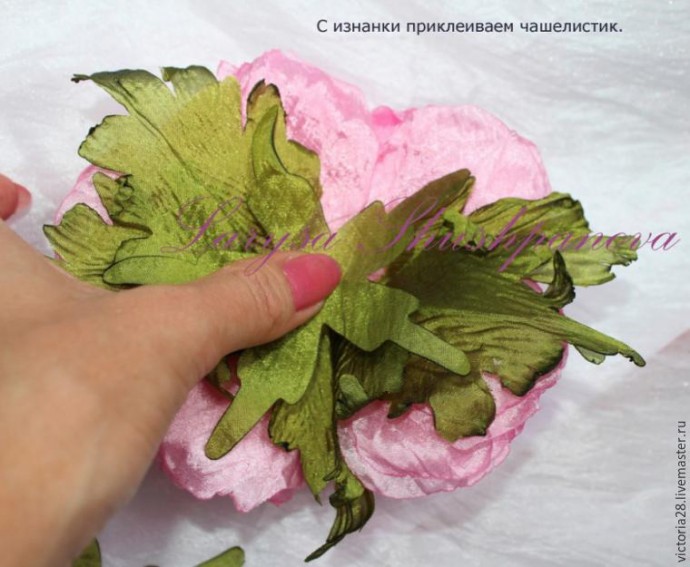 Создание пышного роскошного пиона: часть 5