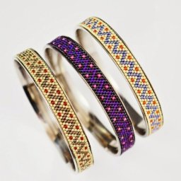 ​Браслет из бисера "Зигзаг"