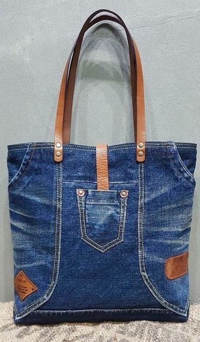 ​Что сделать из старых джинсов: шопер