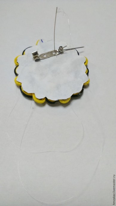 Сутажная брошь по мотивам русских узоров и орнаментов: часть 5