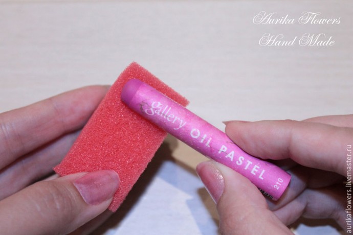 ​Как сделать люпин из иранского фоамирана: часть 1