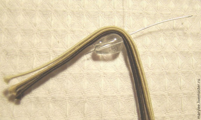 ​Создаем нежный кулон "English rose": часть 2