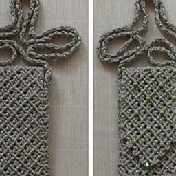 Плетем сумочку для мобильного телефона: часть 1