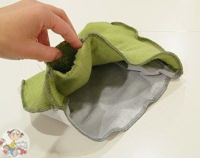 Снуд с махровой тканью внутри