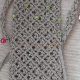 Плетем сумочку для мобильного телефона: часть 2