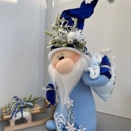 Шьём симпатичного Деда Мороза