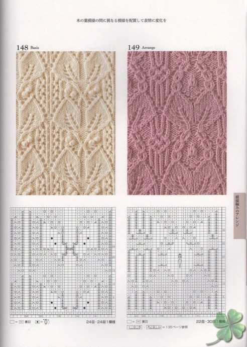 ​Интересные узоры для спиц