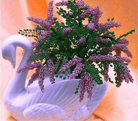 Композиция "Весенняя нежность" из бисера