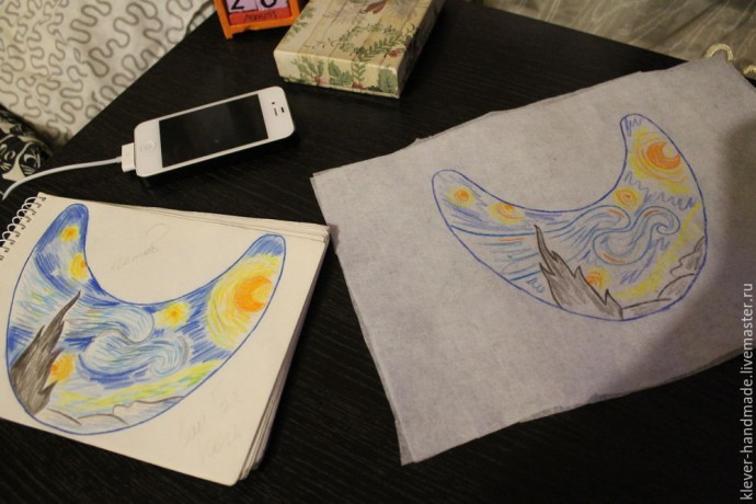 Создаем колье из бисера "Звездная Ночь": часть 1 Создаем колье из бисера "Звездная Ночь": часть 1