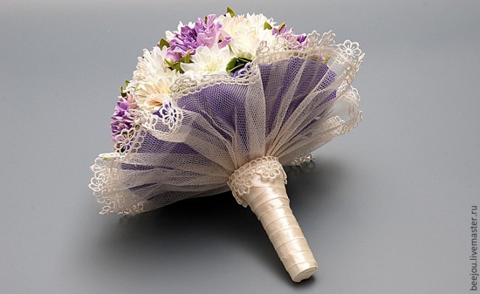 Букет невесты из фоамирана: часть 4