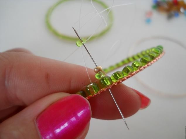 Ажурный браслет "Бабочки": часть 2