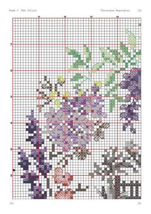 Круглая вышивка с калиткой Круглая вышивка с калиткой