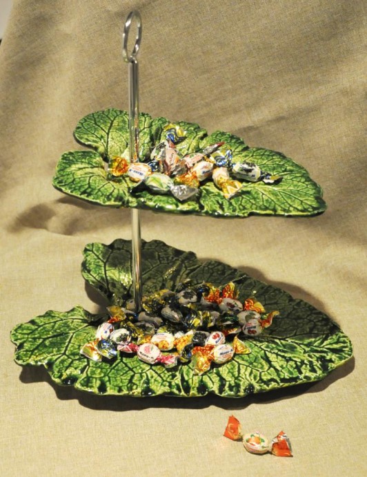 ​Мастер-класс по изготовлению оригинального блюда "Листья": часть 3