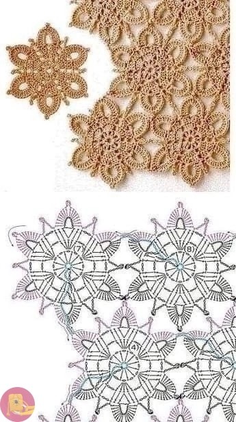 Оригинальный джемпер крючком